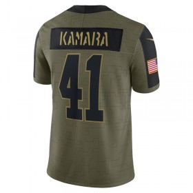 New Orleans Saints Tröjor Alvin Kamara 41 Nike 2021 Salute to Service - Herr